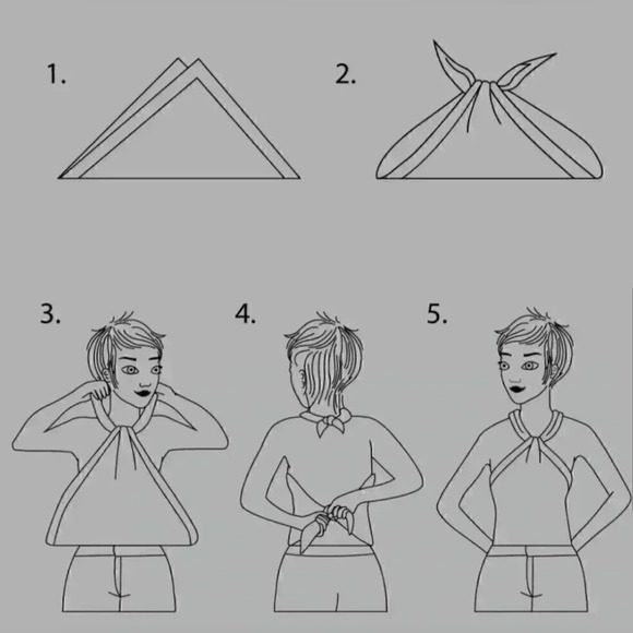 🆕Luxury  Satin Scarf Top - Picture 6 of 14